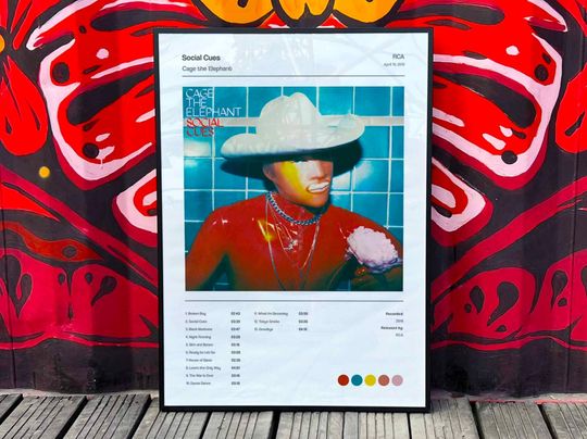 Discover Cage The Elephant "Social Cuse" Album Cover Poster