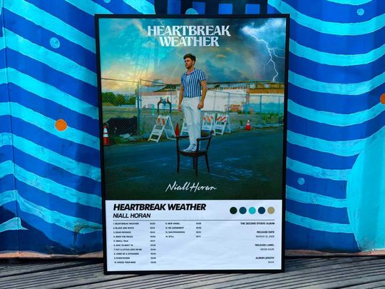 Discover Niall Horan "Heartbreak Weather" Album Cover Poster