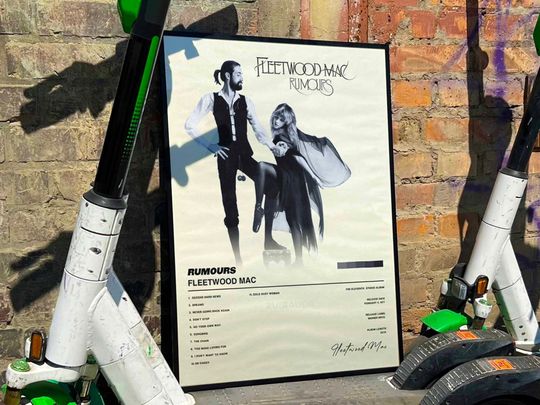Discover Fleetwood Mac "Rumours" Album Cover Poster