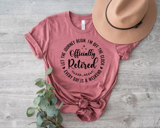 Discover Officially Retired 2024 T-Shirt, Funny Retired Shirt, Retirement Tee