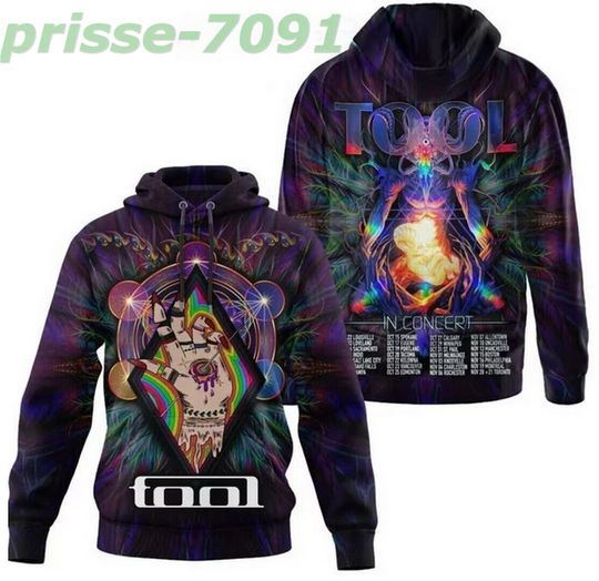 Discover Tool Band Hoodie 3D, Tool In Concert 3D Hoodie