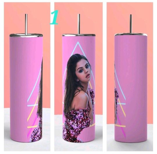Discover 20oz Selena Gomez Stainless Steel Tumbler