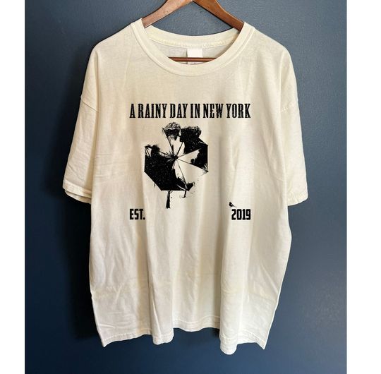 Discover A Rainy Day in New York Shirt, A Rainy Day in New York Movie
