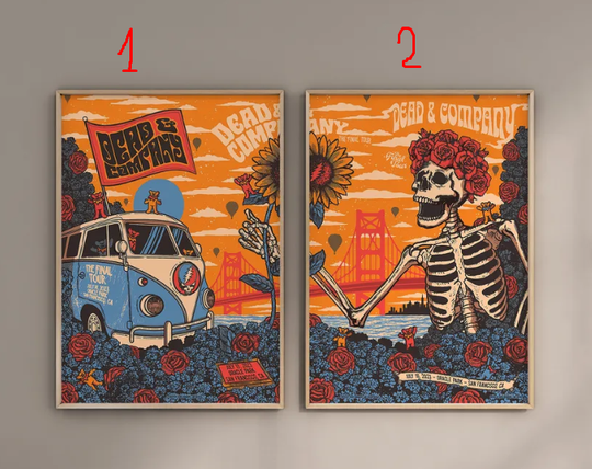 Discover Dead And Company Poster Wall Art 2023 Tour Poster