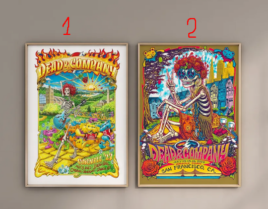 Discover Dead And Company Wall Art Posters 2023 Tour Poster