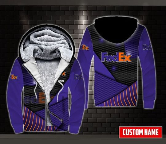 Discover Personalized FedEx Fleece Hoodie, FedEx Ground 3D Hoodie