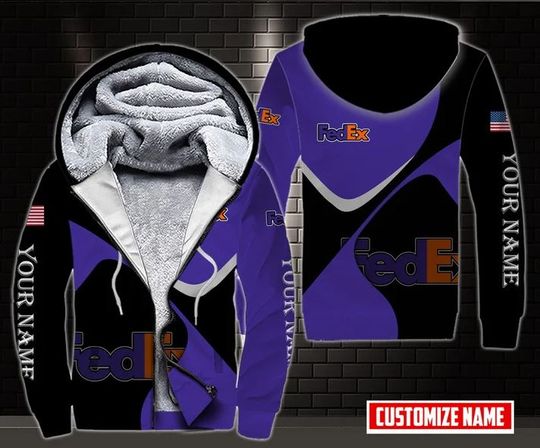 Discover Personalized FedEx Fleece Hoodie, FedEx Ground 3D Hoodie