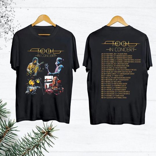 Discover Tool Tour 2024 T-Shirt Music Unisex For Fans Black