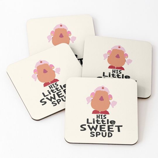 Discover His Little Sweet Spud Coasters
