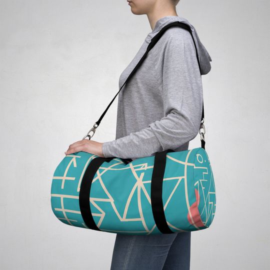 Discover Custom Duffle Bag, Abstract Gym Bag