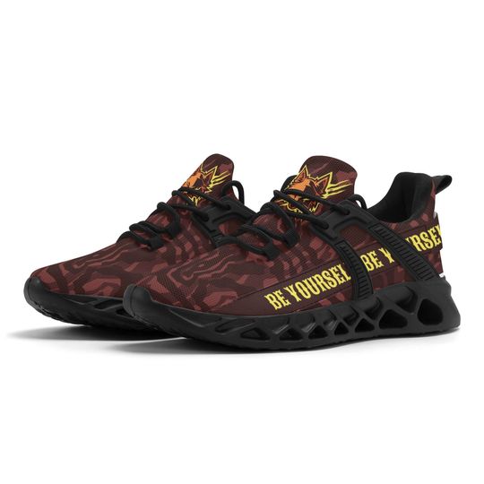 Discover Red Fox! Mens Elastic Sport Sneakers