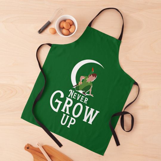 Discover Never Grow Up Apron