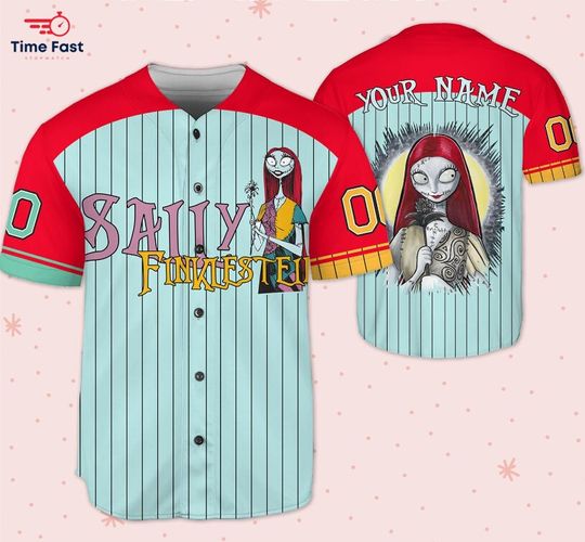 Discover Personalized Sally Finkelstein The Nightmare Before Xmas Baseball Jersey Shirt