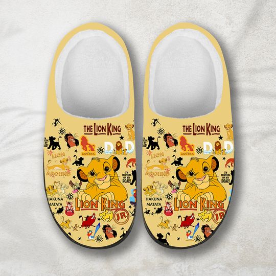 Discover The Lions King Cozy Unisex Winter Slippers