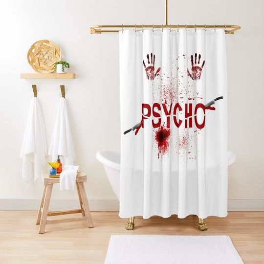Discover Psycho Shower Alfred Hitchcock Shower Curtain