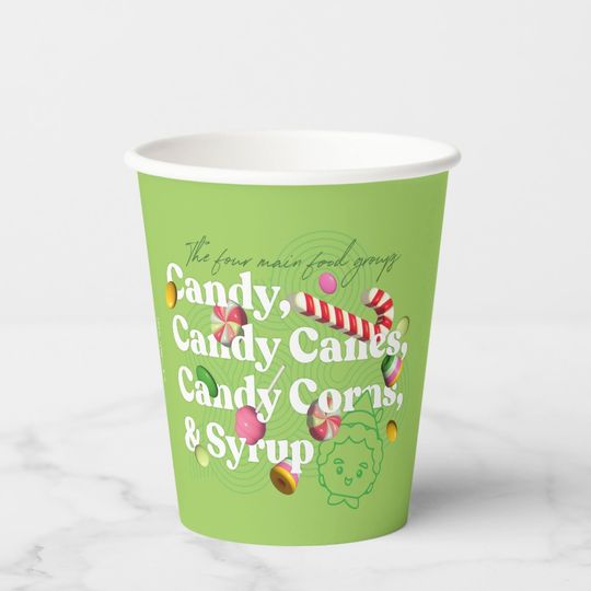 Discover Elf the Movie | The Four Main Food Groups Paper Cups