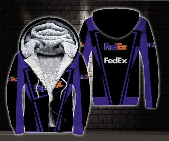 Discover FedEx Fleece Hoodie, FedEx Ground 3D Hoodie