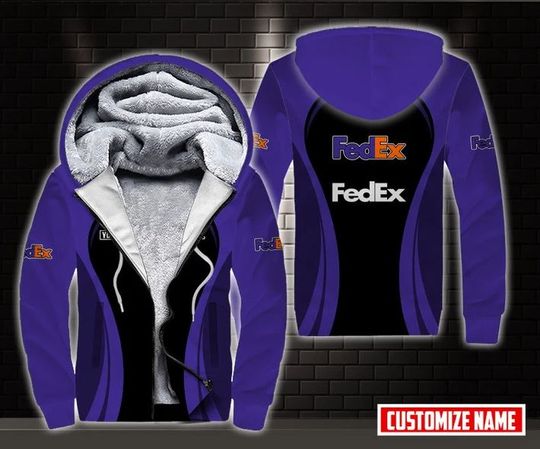 Discover Personalized FedEx Fleece Hoodie, FedEx Ground 3D Hoodie