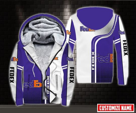 Discover Personalized FedEx Fleece Hoodie, FedEx Ground 3D Hoodie