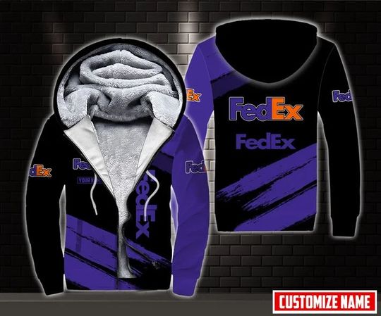 Discover Personalized FedEx Fleece Hoodie, FedEx Ground 3D Hoodie