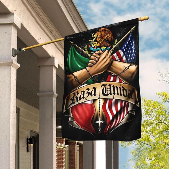 Discover Mexico Aztec Mexican American Flag Jesus Religious Christian Independence Day