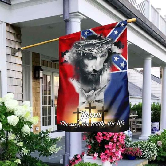 Discover Jesus The Way The Truth And The Life Mississippi House Flag
