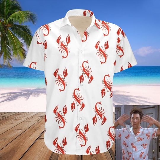 Discover Lobster Kramer Seinfeld Tropical Hawaiian Shirt