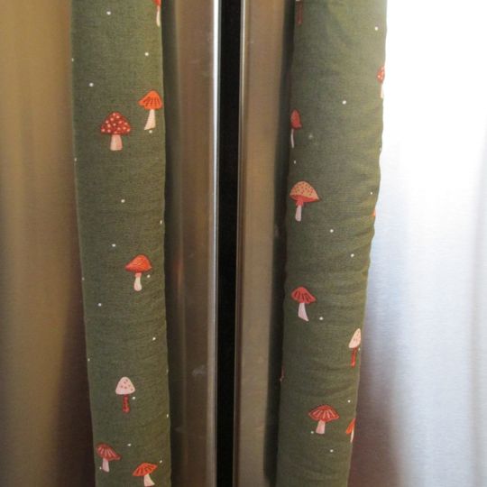 Discover Green Mushroom  Refrigerator Handle Covers