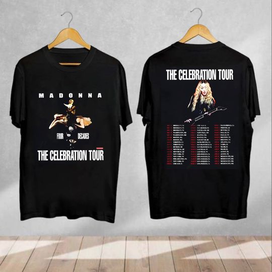 Discover Madonna The Celebration 2024 Tour Shirt