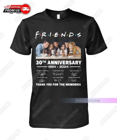 Discover Friends 30th Anniversary 1994 - 2024 Thank You T Shirt