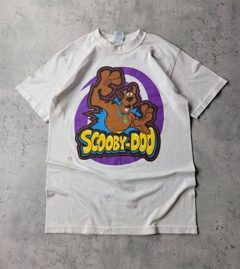 Discover Vintage 1990s Scooby Doo Cartoon White Gildan T-shirt