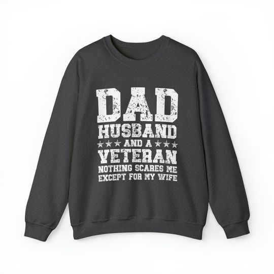 Discover Dad Husband Veteran Sweater, Veterans Day Sweatshirt