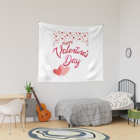 Discover Happy Valentines Day Tapestry