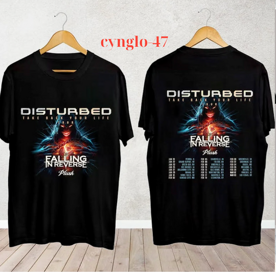 Discover Disturbed 2024 Tour T-Shirt Concert Music Shirt