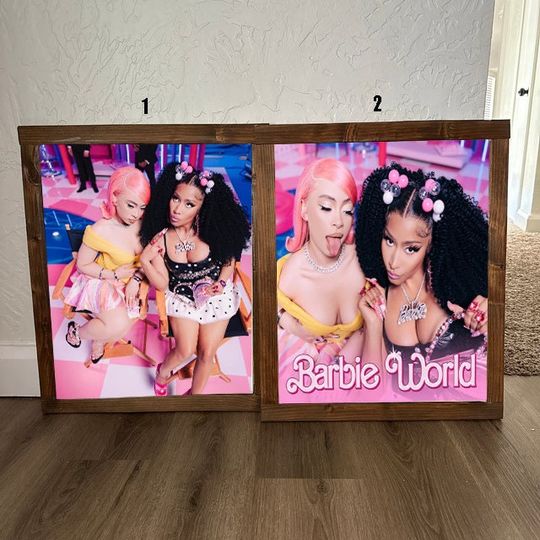 Discover Barbie World Nicki Minaj Ice Spice Poster, Home Decor