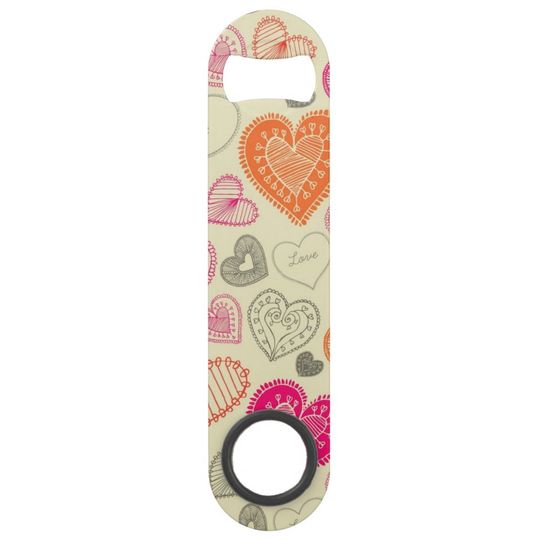 Discover Hearts pattern bar key