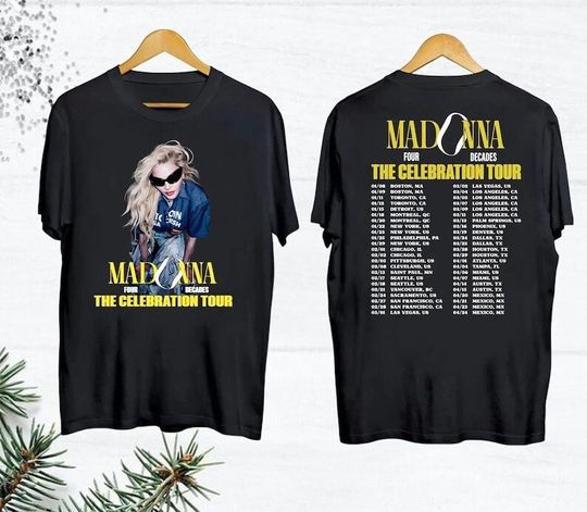 Discover 2024 Madonna The Celebration Tour T-Shirt, Madonna Shirt