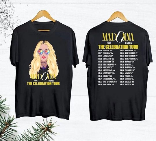 Discover 2024 Madonna The Celebration Tour T-Shirt, Madonna Shirt