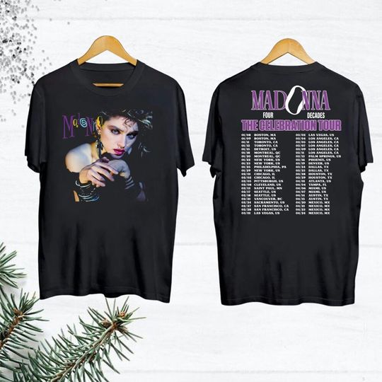 Discover Madonna The Celebration Tour 2024 T-Shirt, Madonna Shirt