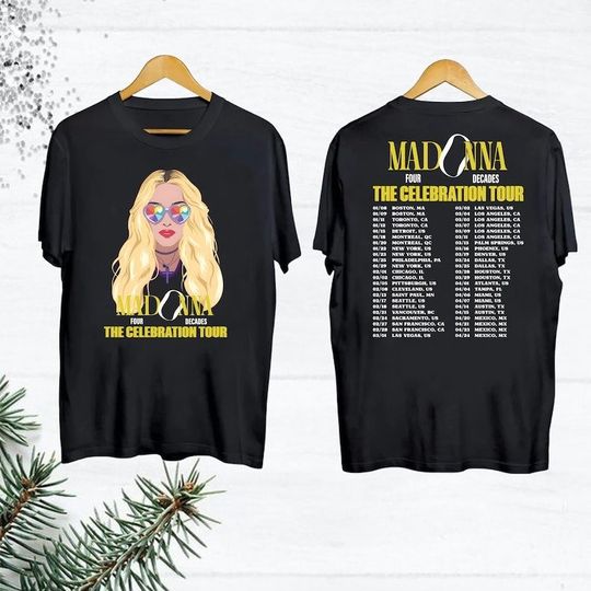 Discover 2024 Madonna The Celebration Tour T-Shirt, Madonna Shirt