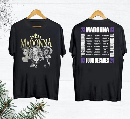 Discover 2024 Madonna The Celebration Tour T-Shirt, Madonna Shirt