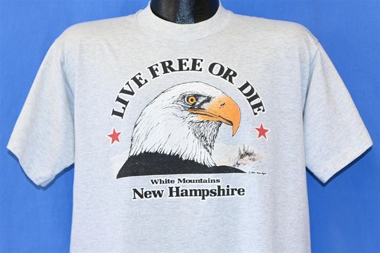 Discover 80s Live Free Or Die New Hampshire White Mountains Eagle 1985