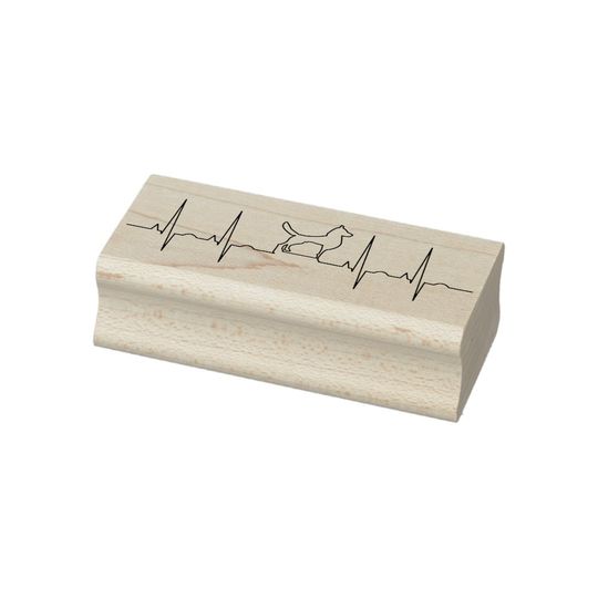 Discover love my dog art stamp