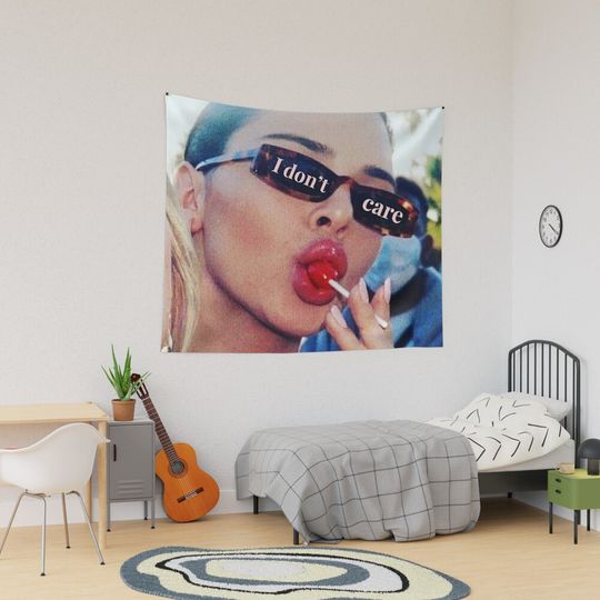 Discover Kendall Jenner I don’t care tapestries and tapestry Tapestry