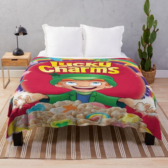 Discover Lucky Charms Throw Blanket