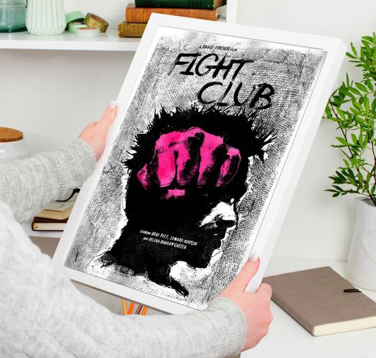 Discover Fight Club Classic Movie Film Silk Poster