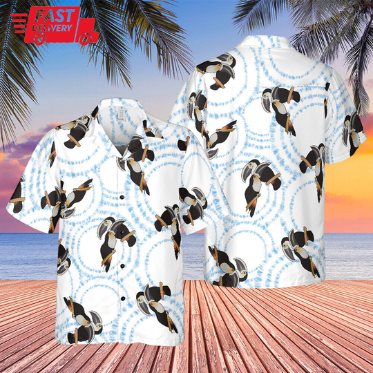 Discover Brad Pitt Hawaiian Shirt, Tyler Durden Fight Club Toucan Bird Costume