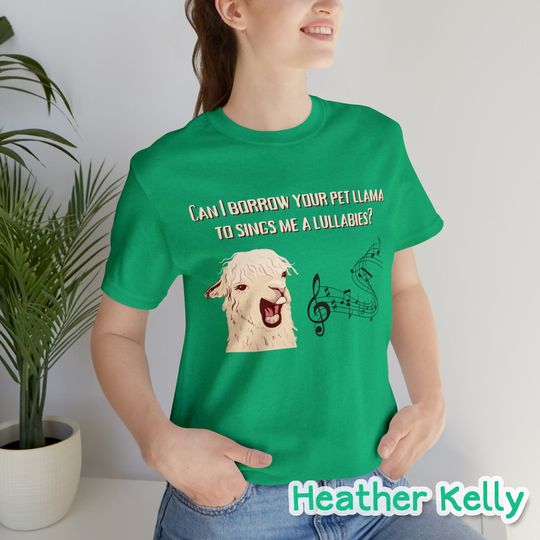Discover Llama T-shirt Funny Random T Shirt Llama Funny T Shirt