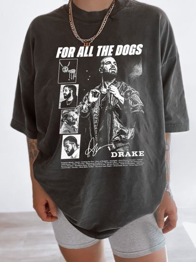 Discover Vintage Drake Shirt, Drake For All The Dogs T Shirt