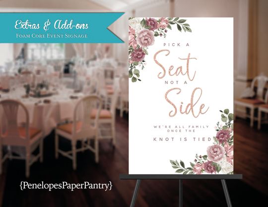 Discover Elegant Mauve Floral Summer Wedding